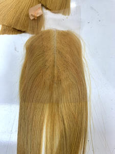 Paquets d'or de trame droite d'os vietnamiens de haute qualité avec fermeture frontale prix de gros extensions de cheveux humains - Product Image 5