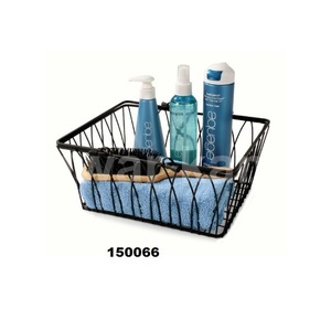 Cesta de fruta colgante de Metal organizador de almacenamiento de pared de cocina con puerta de armario para decoración de despensa en cocina y baño - Product Image 2