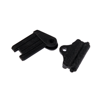 Clips de reparación de cortina trasera de plástico de 2 piezas para BMW 7 Series F01 para paredes de cortina