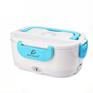 Portable Electric Lunch Box <b>USB</b> Power Source Automatic <b>Heating</b> Feature Stainless Steel Plastic for Household Car Outdoor Use - Product Image 4