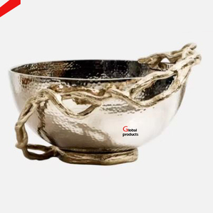 ชามอลูมิเนียมสำเร็จรูปสีทองสำหรับร้านอาหารของโรงแรมและที่บ้าน - Product Image 5