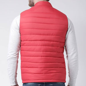 เสื้อกั๊กขนเป็ดน้ำหนักเบาสำหรับผู้ชายเสื้อแขนกุดมีฟองน้ำสำหรับใส่ในฤดูหนาว - Product Image 3