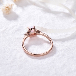 18kt Yellow Gold <b>Ring</b> <b>Moss</b> <b>Agate</b> Luxury New Design Solid Gold Fine Jewelry <b>Rings</b> With Real Diamonds <b>Ring</b> - Product Image 4