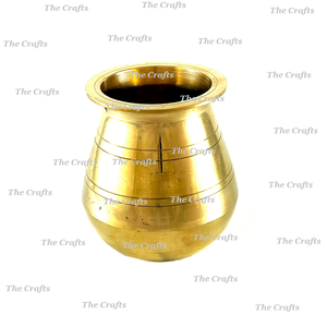 Olla de agua Lota de agua de color dorado de latón de nuevo diseño para festivales y uso diario Olla de agua de latón en India - Product Image 5