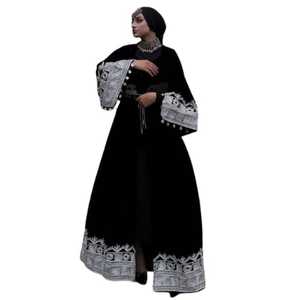 ROBE PAKISTANI PATHANI FAIT À LA MAIN en COULEUR VERTE AVEC LA MEILLEURE QUALITÉ AFGHANI CHARMA en BEAU DESIGN 2025 - Product Image 1