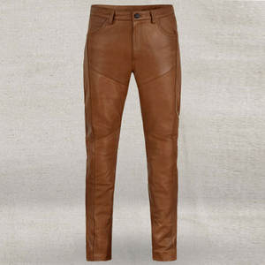 Pantalon en cuir à motif personnalisé de meilleure qualité pour l'hiver Taille haute Style décontracté Léger-Prix raisonnable de vente - Product Image 1