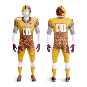 Alta calidad por encargo uniforme de fútbol americano mejor tela hombres uniforme de fútbol americano - Product Image 3