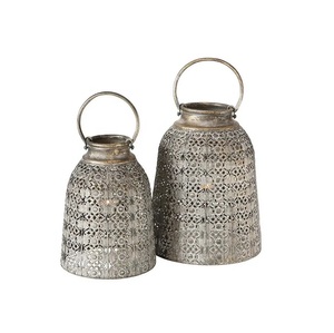 Farol Marroquí de Hierro con Diseño Perforado, Hecho a Mano, Ecológico, Portavelas de Metal Resistente para Decoración del Hogar y Bodas - Product Image 5