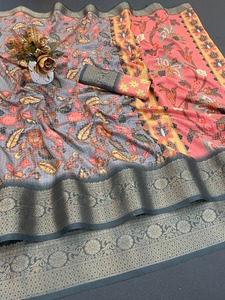 ชุดปาร์ตี้คลาสสิกพิมพ์ลายโดลาผ้าไหมพิเศษสำหรับเจ้าสาวชุดปาร์ตี้แฟนซีขายดีที่สุดจากนักออกแบบอินเดีย - Product Image 5