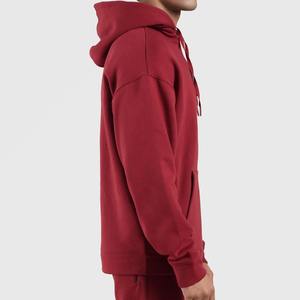 Ensemble de survêtement pour homme en molleton lourd avec patch sur la poitrine et pantalon de jogging, vêtements de sport décontractés chauds pour l'hiver - Product Image 3