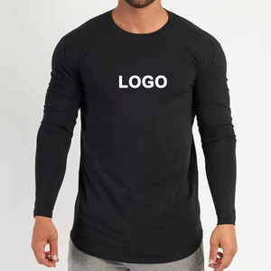 2025 alta calidad personalizada nueva ropa deportiva ropa de gimnasio hombres ropa activa Muscle Fit deportes camisetas de manga larga de Bangladesh - Product Image 1