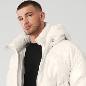 Chaqueta acolchada ligera para hombre con capucha, abrigo de invierno resistente al agua y aislado para deportes al aire libre, ropa informal - Product Image 6