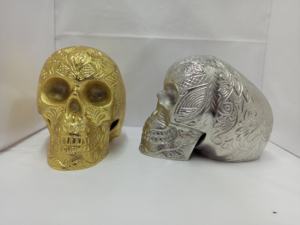 Luxury Halloween Christmas Party Wall Decorations Halloween Decorative Metal Pumpkin Face Hallowed Shape Festive Decorations - Product Image 3