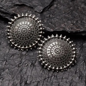 Pendientes Ox 108 Vintage, Modernos, Clásicos, Religiosos, Geométricos, con Diseño de Espiga, Mariposa, Turquesa, Diamante y Perla para Fiestas - Product Image 1