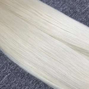 วิกผมคนแท้ธรรมชาติผมบริสุทธิ์บริสุทธิ์บริสุทธิ์ผมบลอนด์วิกผมยาว Jerry Curl สีน้ำตาลเข้มสำหรับฐานชาวสวิสผู้บริจาคหนึ่งคน - Product Image 1