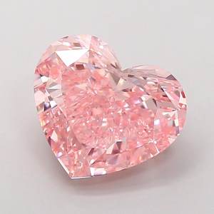 เพชรรูปหัวใจ 5.02 กะรัต VS1 สีชมพูแฟนซี วิวิด พิงค์ เพาะเลี้ยงในห้องปฏิบัติการ - Product Image 1