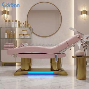 Table <span class=keywords><strong>de</strong></span> Massage et <span class=keywords><strong>de</strong></span> Soin Électrique 4 Moteurs pour Salon <span class=keywords><strong>de</strong></span> Beauté, Spa et Traitement des Cils - Product Image 4