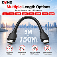 Câble HDMI à fibre optique active AOC haute vitesse 8K Ultra HD 2.1 4K 15m 50m, directement de l'usine