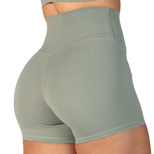 Pantalones cortos de Yoga de entrenamiento de gimnasio de mujer al por mayor OEM con bolsillos ropa de yoga transpirable para entrenamientos - Product Image 4