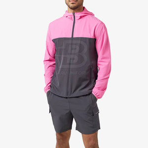 Diseña tu propio logotipo Ligero Hombres Cortavientos Conjunto corto La mejor calidad Nueva llegada Cortavientos Conjunto corto - Product Image 1