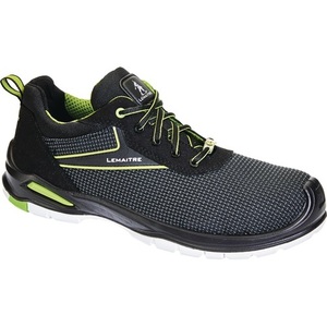 Chaussures de sécurité # # # #   Taille 44 W.L # # # #   Noir/Vert # # # #   LEMAITRE # # # #   Textile # # # #   S3 SRC ESD EN20345 - Product Image 1