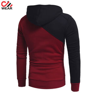 Ropa con capucha para hombre al por mayor de calidad superior, sudaderas con capucha de panel de lana de algodón 100% para hombre, personalizar todas las tallas para hombre - Product Image 3