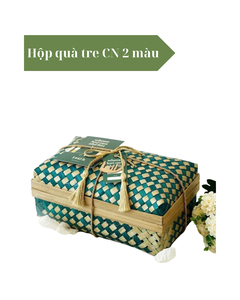 Caja de Regalo de Bambú Tejida a Mano, Caja de Embalaje Ecológica para Regalos, Bodas y Cestas - Product Image 6