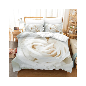 <b>Tropical</b> Trees Digitally Printed Twin <b>Duvet</b> <b>Cover</b> In 100% Cotton Featuring Eco Friendly Embroidery For Conscious Global Buyers - Product Image 4