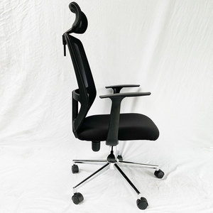 Silla de Oficina Ergonómica HOM1056-01 con Base Giratoria, Altura Ajustable, Diseño Contemporáneo para Talleres, Material de Espuma y Tela - Product Image 5