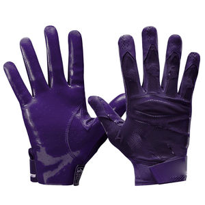 Nouveaux gants de football américain respirants de sublimation en cuir de haute qualité avec dragonne réglable pour hommes - Product Image 4
