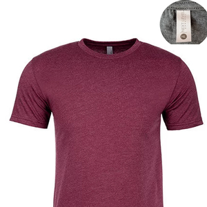 เสื้อยืด Maroon Tri-Blend เสื้อโลโก้ตามสั่ง - Product Image 1