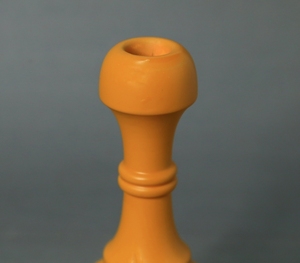Premium <b>Vase</b> Shape Yellow Color Wooden Pillar Candle <b>Stand</b> Mango Wood Low MOQ Custom Manufacturer Factory Direct Sale - Product Image 3