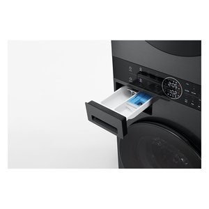 Lavasciuga 12 + 10 Kg WASHTOWER WT1210BBF AI DD Platinum negro clase AC 1400giri/min (60x66x165,5cm) - Product Image 3