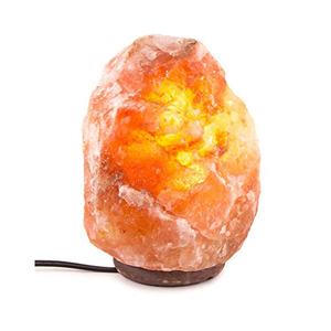 Lampe au sel de l'Himalaya de meilleure qualité avec base en bois de forme naturelle et emballage rétractable Artisanat naturel de Sian Enterprises - Product Image 6