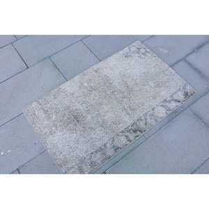 พรมวินเทจ ขนาด 1.3x3.3 ฟุต พรมขนาดเล็ก สีเทา ลายอิคัต ทำจากขนสัตว์แบบตุรกี - Product Image 3