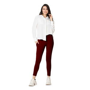 Leggings décontractés pour femmes, taille haute élastique, tricotés, respirants, style hip-hop, pantalons de sport extensibles, vêtements de sport, collants - Product Image 6
