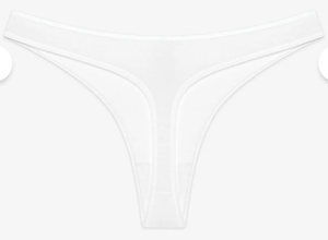 Culotte de bikini noire taille haute en tricot floral romantique avec logo à la taille – Échantillon - Product Image 1