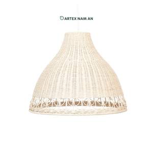 Pantalla colgante de ratán hecha a mano de primera calidad con diseño de tejido abierto para decoración del hogar y la boda - Product Image 4