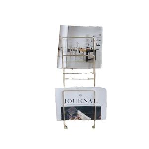 Fresh Trending Metal <b>Wire</b> Magazine Newspaper Rack File Organizer Holder Stand for Office Living Room Customized Size <b>Colour</b> - Product Image 1
