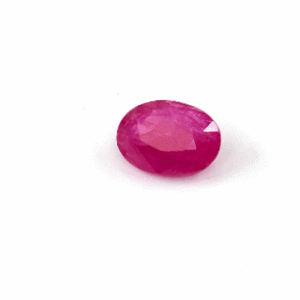 Rubis naturel non traité du Mozambique, 6,72 carats, taille ovale, pierre précieuse rouge/rose, tourmaline, diamant poli en laboratoire, traité thermiquement, 8 mm - Product Image 2