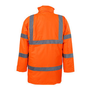 Impermeable de Alta Visibilidad para Construcción, Reflectante, de Seguridad Laboral, Chaqueta Impermeable Personalizada - Product Image 3
