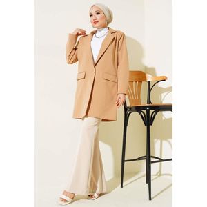 Veste blazer à un bouton Latte - Product Image 4