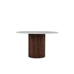 Table à manger industrielle en bois de manguier carrée, durable, meubles de salle à manger pour la maison - Product Image 1
