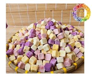 Cubos de Fruta de Yogur Liofilizado Crujiente Premium, Fresa, Mango, Arándano, para Exportación al por Mayor, Yogur Liofilizado - Product Image 2