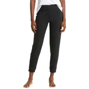 Pantalones de chándal de mujer con logotipo personalizado, pantalones de entrenamiento de rizo con cordón en la cintura para mujer - Product Image 1