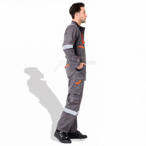 Uniforme de travail professionnel vêtements de travail combinaison globale de sécurité réfléchissante étanche à l'eau hommes combinaison de vêtements de sécurité - Product Image 5
