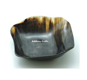 Bols en corne de buffle naturelle écologiques pour la cuisine, la décoration de la maison, la fête, le service de fruits, en tailles personnalisées au meilleur prix - Product Image 1