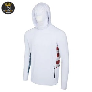 เสื้อฮู้ดสำหรับตกปลาป้องกันรังสียูวีของผู้ชายเสื้อฮู้ดสำหรับตกปลากันน้ำระบายอากาศได้ดี - Product Image 1