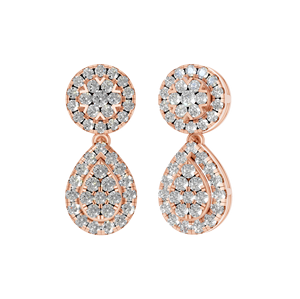 Boucles d'oreilles en diamant naturel, or massif 14K/18K, certifiées IGI, bijoux de luxe pour femmes, OEM ODM - Product Image 4