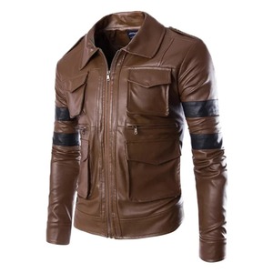 Chaqueta de bombardero de cuero de vaca 2025 para hombre, totalmente personalizada, estilo de motorista de camuflaje, temporada de primavera, hecha en Sialkot Pakistán - Product Image 3